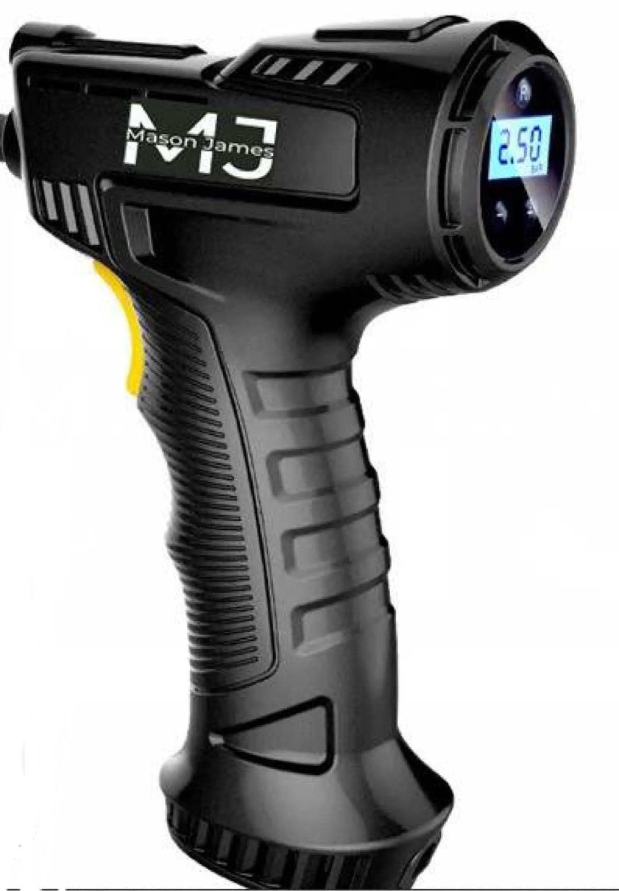 Recharge, Programmable, Air Pump with built in gauge, light, and adapters Epic EBike Adventures