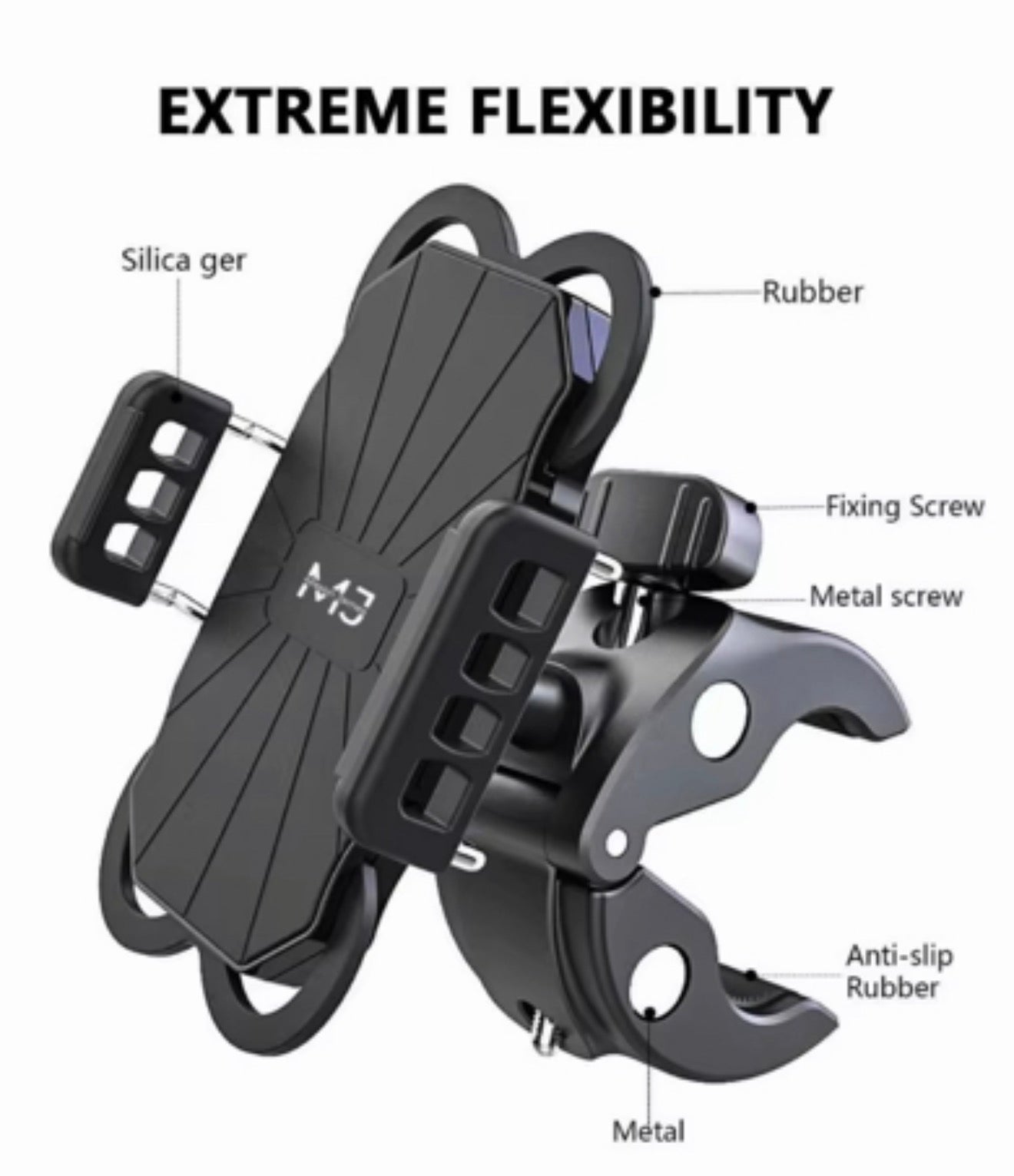Mason James 360° Rotating Cell Phone Holder – Durable and Secure