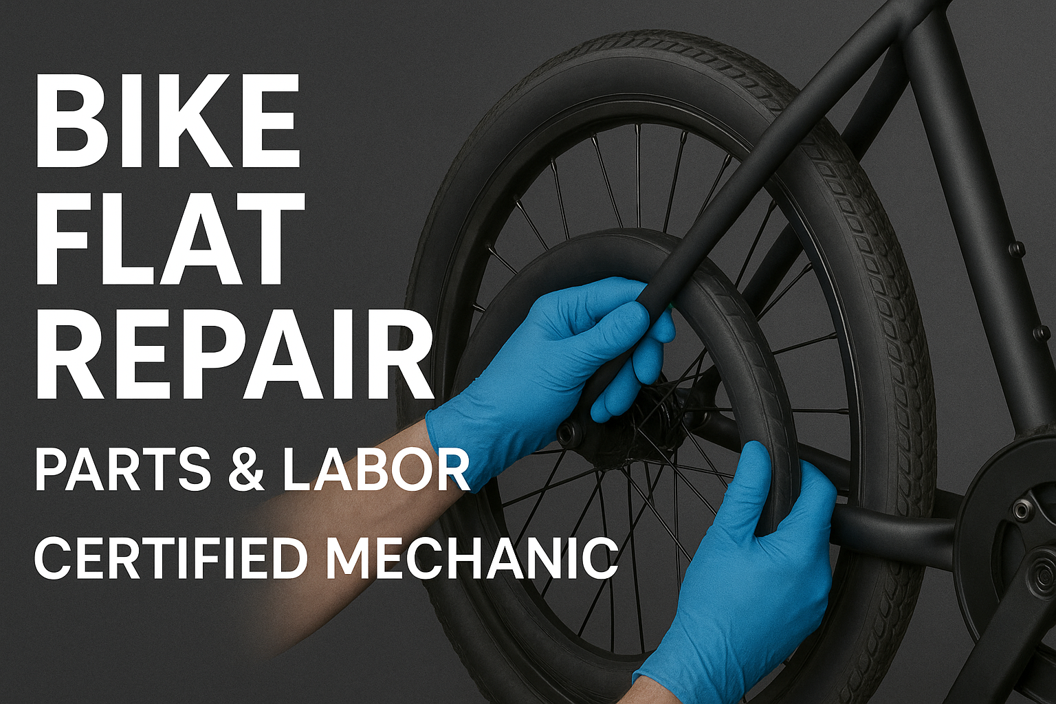 Ebike Flat Tire Repair/Tube Replacement