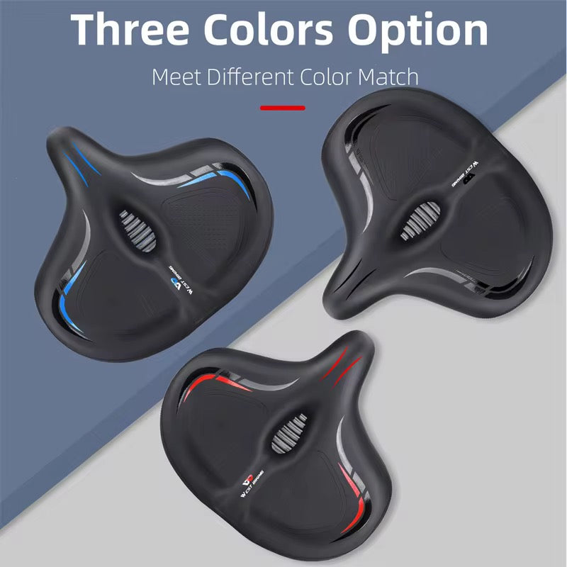 Wide Comfort Saddle – Extra-Support Ergonomic Seat for Electric Bikes