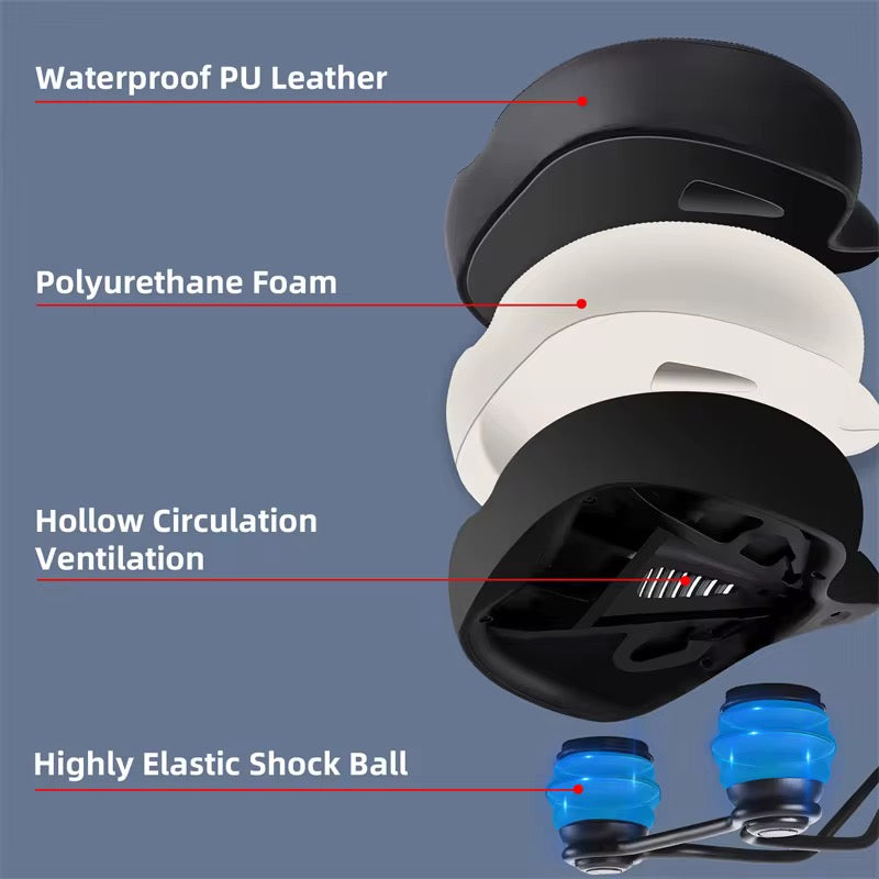 Wide Comfort Saddle – Extra-Support Ergonomic Seat for Electric Bikes